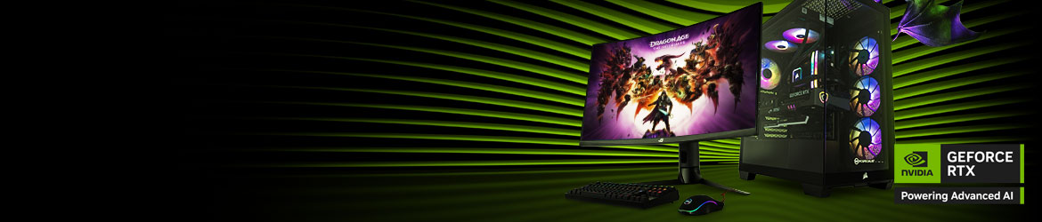 Game Changer GeForce RTX 50 Series PCs, aangedreven door Blackwell en AI, nu verkrijgbaar bij PCSpecialist