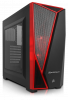 CORSAIR SPEC-04 MID TOWER GAMING CASE - ZWART/ROOD
