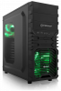 SHARKOON VG4-W BEHUIZING VOOR GAMING (groene led)