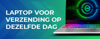 Laptops volgende dag verzonden